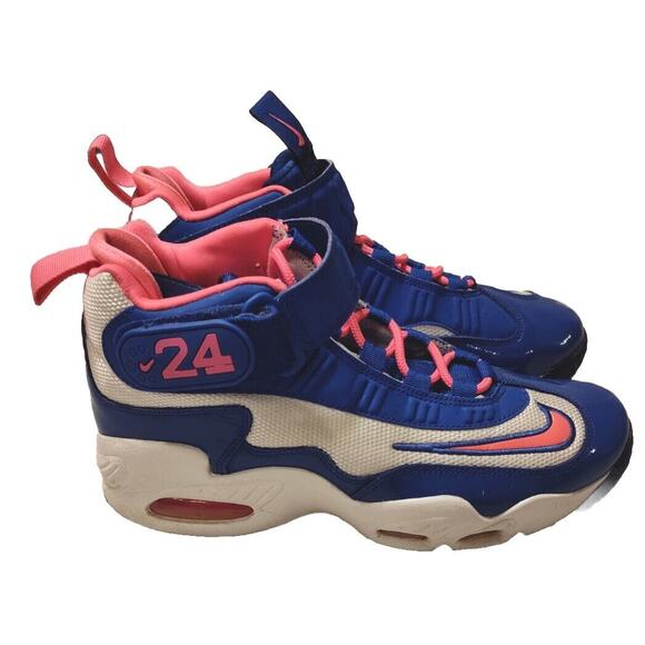 Nike Air Griffey Max 1 Youth 7Y Womens 8.5 552983-100 Rare Colorway Blue White - Picture 1 of 6